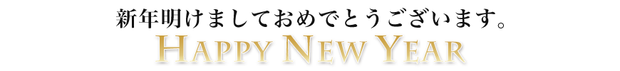 Happy New Year! 新年明けましておめでとうございます