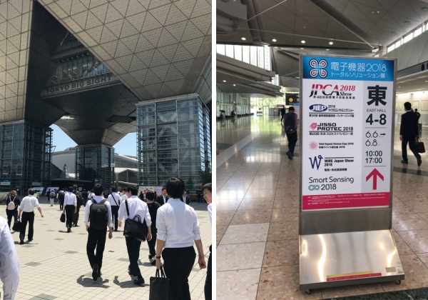 電子回路技術の展示会　ＪＰＣＡ２０１８。