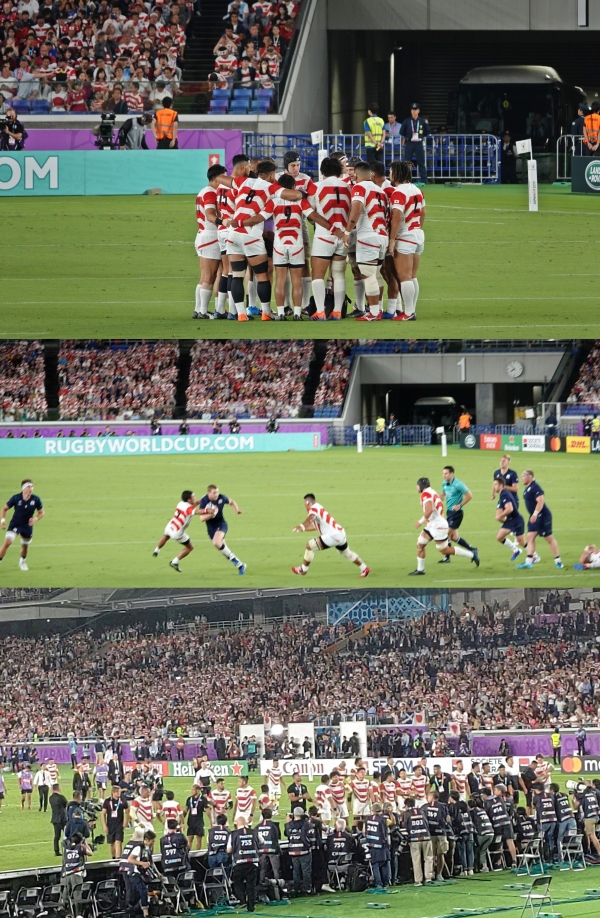 ラグビーW杯初の決勝トーナメント進出!!